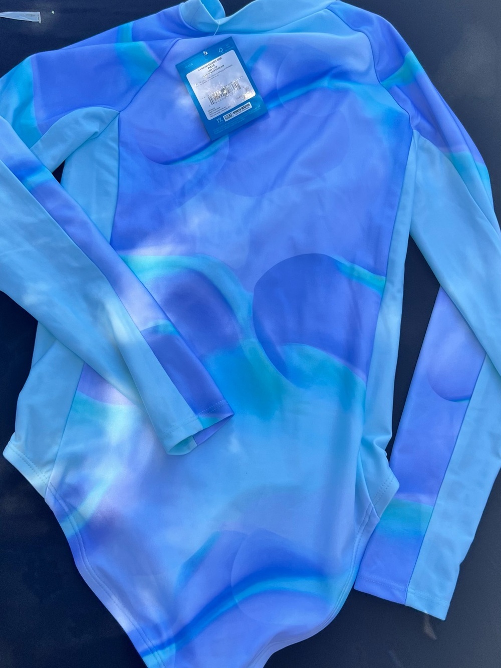 DSG Kids Swim Rashguard in Blue and Aqua